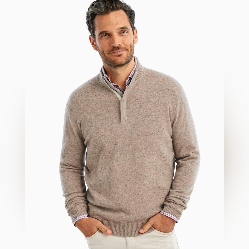 johnnie-O Essex Cashmere Quarter-Zip Sweater XL  Style: JMSW1520